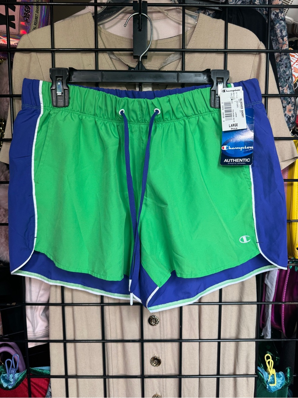 Champion Palm Green & Blurple Women’s Athletic Shorts